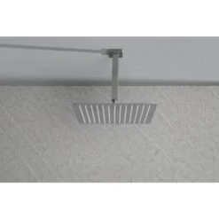 1-Spray Patterns With 2.5 GPM 10 In. Ceiling Mount Rain Fixed Shower Head In Brushed Nickel 10 1-Spray Patterns With 2.5 GPM 10 In. Ceiling Mount Rain Fixed Shower Head In Brushed Nickel -FURITURE SALE SHOP brushed nickel fixed shower heads z w92867795 4f 1000