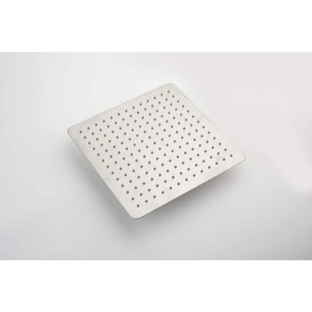 1-Spray Patterns With 2.5 GPM 10 In. Ceiling Mount Rain Fixed Shower Head In Brushed Nickel 1 1-Spray Patterns With 2.5 GPM 10 In. Ceiling Mount Rain Fixed Shower Head In Brushed Nickel