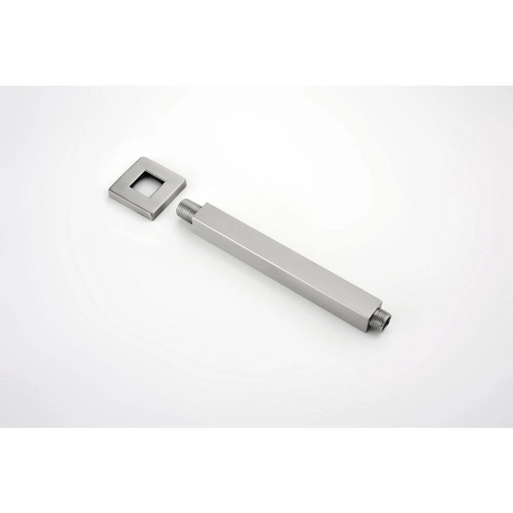 1-Spray Patterns With 2.5 GPM 10 In. Ceiling Mount Rain Fixed Shower Head In Brushed Nickel 2 1-Spray Patterns With 2.5 GPM 10 In. Ceiling Mount Rain Fixed Shower Head In Brushed Nickel - Image 2