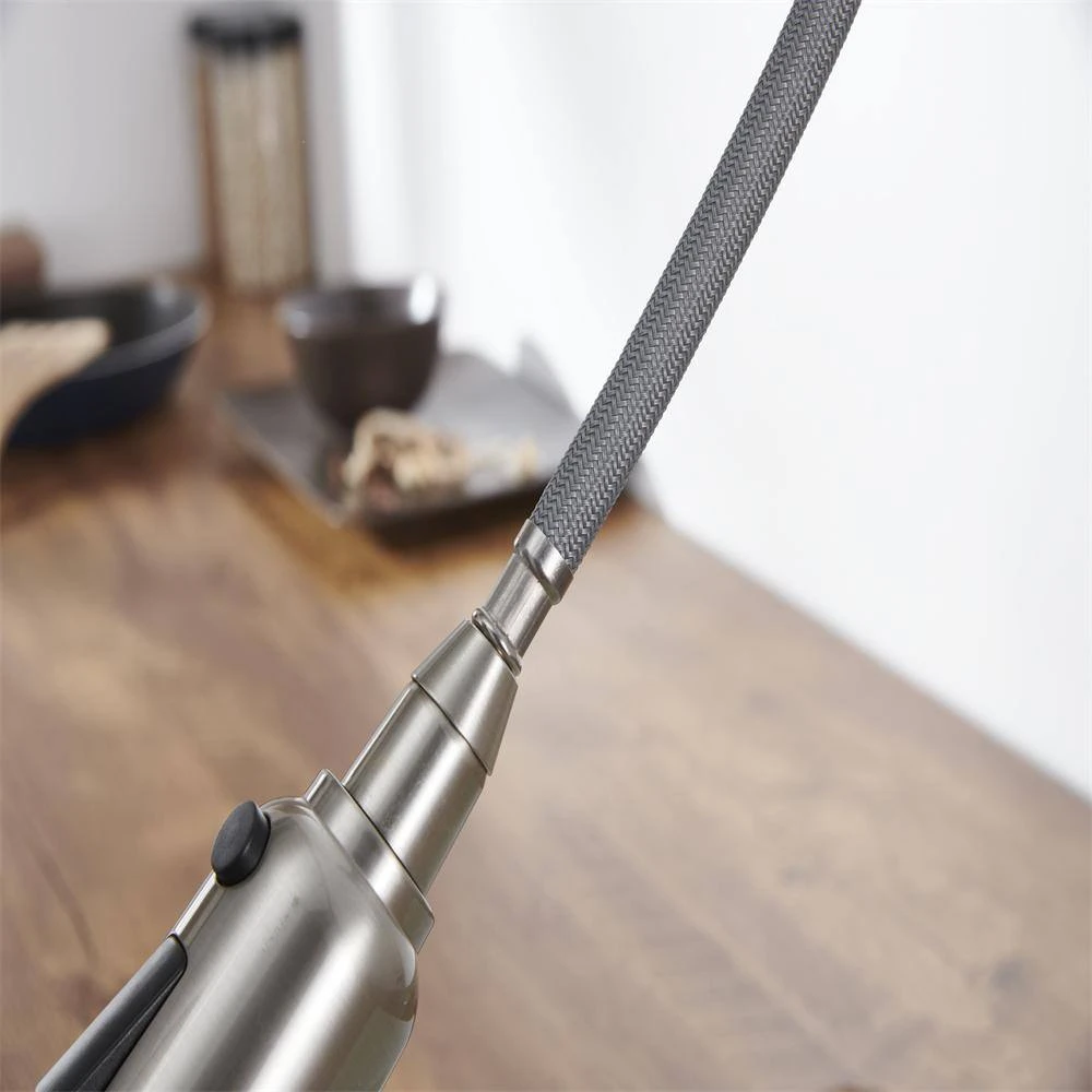 Kitchen Sink Faucet With Pull Out Sprayer Deckplate Included In Brushed Nickle 7 Kitchen Sink Faucet With Pull Out Sprayer Deckplate Included In Brushed Nickle - Image 7