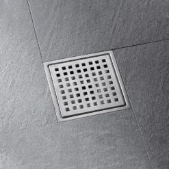6 Inch Grid Shower Floor Drain -FURITURE SALE SHOP brushed nickel shower drains z w928p199085 44 1000