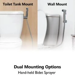 Single Bidet Faucet With Handle In Brushed Nickel -FURITURE SALE SHOP brushed nickel tahanbath bidet faucets z w122454366 44 1000