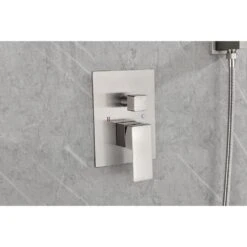 1-Spray 12 In. Dual Shower Head System Ceiling Mounted Shower 2.5 GPM In Brushed Nickel 12 1-Spray 12 In. Dual Shower Head System Ceiling Mounted Shower 2.5 GPM In Brushed Nickel -FURITURE SALE SHOP brushed nickel tahanbath dual shower heads y w2287 141028 44 1000
