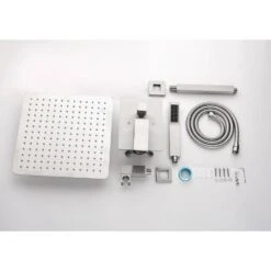 1-Spray 12 In. Dual Shower Head System Ceiling Mounted Shower 2.5 GPM In Brushed Nickel 10 1-Spray 12 In. Dual Shower Head System Ceiling Mounted Shower 2.5 GPM In Brushed Nickel -FURITURE SALE SHOP brushed nickel tahanbath dual shower heads y w2287 141028 4f 1000