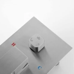 1-Spray 10 In. Dual Rain Shower Head Systems 2.5 GPM Wall Mounted Shower In Brushed Nickel 13 1-Spray 10 In. Dual Rain Shower Head Systems 2.5 GPM Wall Mounted Shower In Brushed Nickel -FURITURE SALE SHOP brushed nickel tahanbath dual shower heads y w2287 141160 1f 1000