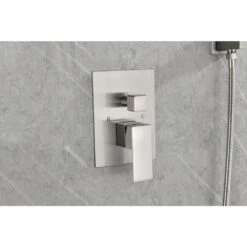 1-Spray Patterns Dual Wall Mount With Shower Head 1.5GPM, In Brushed Nickel 10 1-Spray Patterns Dual Wall Mount With Shower Head 1.5GPM, In Brushed Nickel -FURITURE SALE SHOP brushed nickel tahanbath dual shower heads y w928104823 44 1000