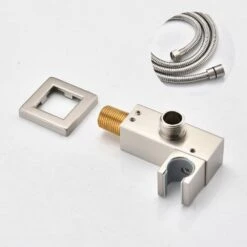 1-Spray Patterns Shower Head With Dual Ceiling Mount1.5 GPM In Brushed Nickel 10 1-Spray Patterns Shower Head With Dual Ceiling Mount1.5 GPM In Brushed Nickel -FURITURE SALE SHOP brushed nickel tahanbath dual shower heads y w92851156 1f 1000