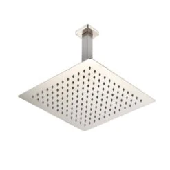 1-Spray Patterns Shower Head With Dual Ceiling Mount1.5 GPM In Brushed Nickel 11 1-Spray Patterns Shower Head With Dual Ceiling Mount1.5 GPM In Brushed Nickel -FURITURE SALE SHOP brushed nickel tahanbath dual shower heads y w92851156 44 1000