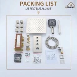 3-Spray 1.8 GPM High Pressure Wall Mount Dual Shower Head/Handheld Shower Combo In Brushed Nickel -FURITURE SALE SHOP brushed nickel tahanbath dual shower heads z 102009bv 1 31 1000