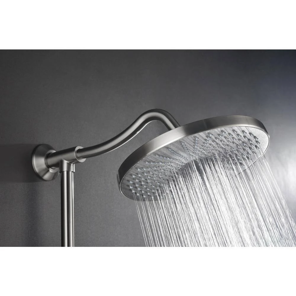 Single-Handle 4-Spray Shower Faucet 1.8 GPM With Pressure Balance Hand Shower And Soap Dish In. Brushed Nickel 5 Single-Handle 4-Spray Shower Faucet 1.8 GPM With Pressure Balance Hand Shower And Soap Dish In. Brushed Nickel - Image 5