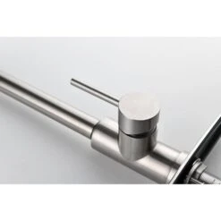 Deck Mount High-Arc Kitchen Faucet With Pull Down Sprayer In Brushed Nickel 13 Deck Mount High-Arc Kitchen Faucet With Pull Down Sprayer In Brushed Nickel -FURITURE SALE SHOP brushed nickel tahanbath pot fillers y w2287 141938 fa 1000