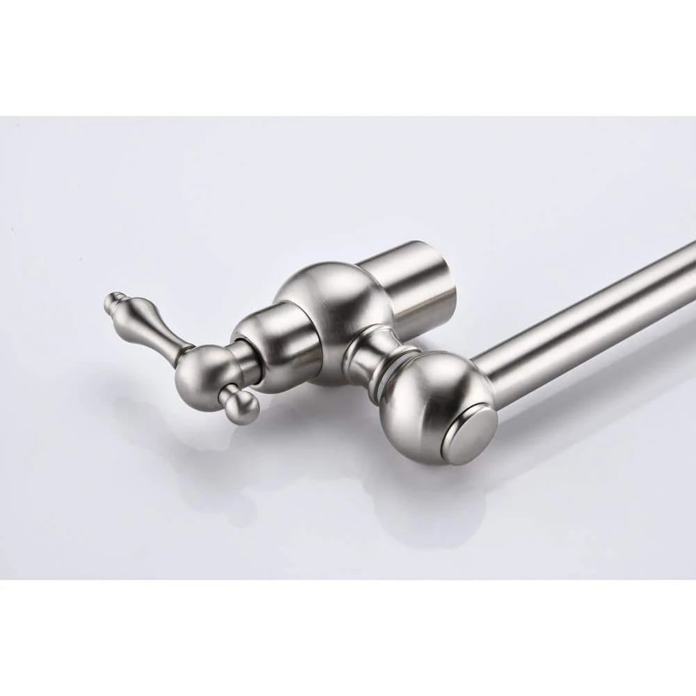 Wall Mount Folding Kitchen Pot Filler Faucet In Brushed Nickel 8 Wall Mount Folding Kitchen Pot Filler Faucet In Brushed Nickel - Image 8