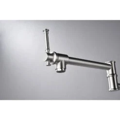 Wall Mount Pot Filler Faucet Pot Filler Faucet, Modern Brass Pot Filler Two-Attachment In Brushed Nickel -FURITURE SALE SHOP brushed nickel tahanbath pot fillers y w928 104072 44 1000