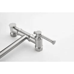 Pot Filler Faucet Wall Mount Pot Filler Faucet, Modern Brass Pot Filler Two-Attachment Wall Mount Folding Kitchen -FURITURE SALE SHOP brushed nickel tahanbath pot fillers z w1272 91452 fa 1000