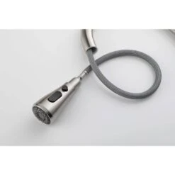 Single Handle High Arc Brushed Nickel Pull Down Sprayer Kitchen Faucet,Single Level Stainless Steel Kitchen Sink Faucets 10 Single Handle High Arc Brushed Nickel Pull Down Sprayer Kitchen Faucet,Single Level Stainless Steel Kitchen Sink Faucets -FURITURE SALE SHOP brushed nickel tahanbath pull down kitchen faucets y w928 th 4001ns8 1f 1000