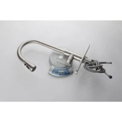 Single Handle High Arc Brushed Nickel Pull Down Sprayer Kitchen Faucet,Single Level Stainless Steel Kitchen Sink Faucets 12 Single Handle High Arc Brushed Nickel Pull Down Sprayer Kitchen Faucet,Single Level Stainless Steel Kitchen Sink Faucets -FURITURE SALE SHOP brushed nickel tahanbath pull down kitchen faucets y w928 th 4001ns8 fa 1000