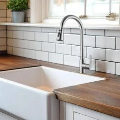 8.85 In Single Handle Stainless Steel Brushed Nickle Kitchen Faucets With 360° Spout Swivel Pull Down Sprayer 13 8.85 In Single Handle Stainless Steel Brushed Nickle Kitchen Faucets With 360° Spout Swivel Pull Down Sprayer -FURITURE SALE SHOP brushed nickel tahanbath pull down kitchen faucets z w1217p290527 31 1000