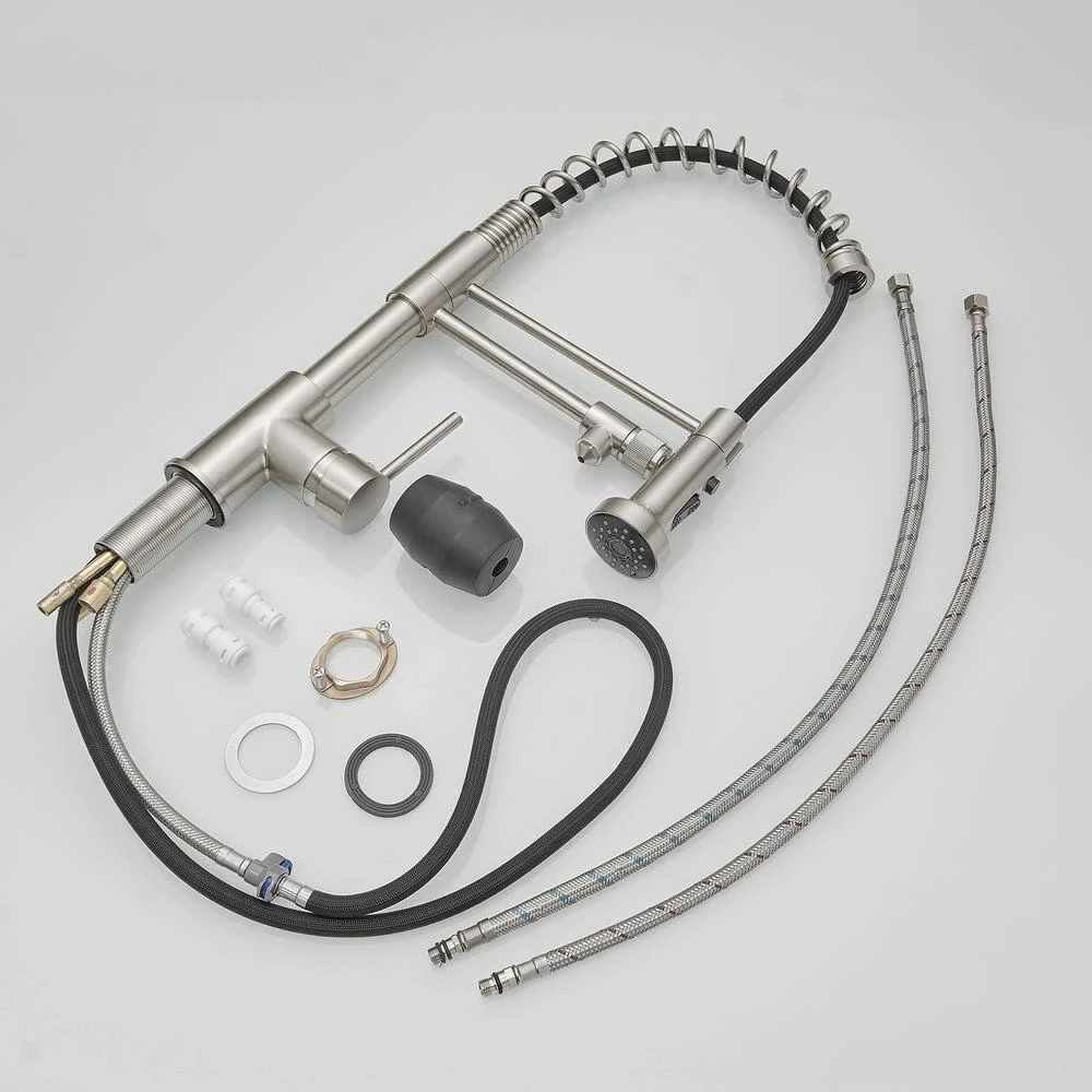 Purifier Kitchen Faucet Drinking Water Faucet, Pull Down Water Filter Kitchen Sink Faucets (Brushed Nickel) 3 Purifier Kitchen Faucet Drinking Water Faucet, Pull Down Water Filter Kitchen Sink Faucets (Brushed Nickel) - Image 3