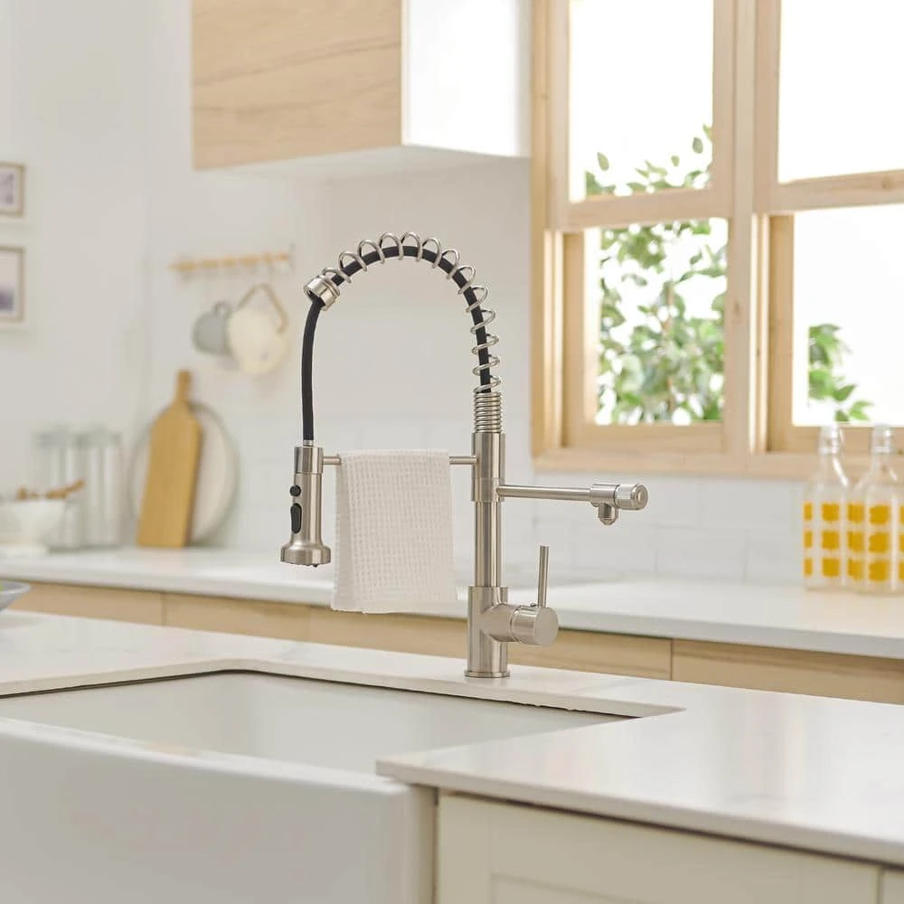 Purifier Kitchen Faucet Drinking Water Faucet, Pull Down Water Filter Kitchen Sink Faucets (Brushed Nickel) 6 Purifier Kitchen Faucet Drinking Water Faucet, Pull Down Water Filter Kitchen Sink Faucets (Brushed Nickel) - Image 6