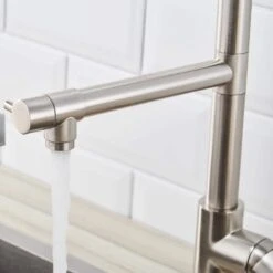 Commercial Kitchen Faucet Pull Down Sprayer Brushed Nickel, Single Handle Kitchen Sink Faucet 12 Commercial Kitchen Faucet Pull Down Sprayer Brushed Nickel, Single Handle Kitchen Sink Faucet -FURITURE SALE SHOP brushed nickel tahanbath pull down kitchen faucets z w1932p172291 4f 1000