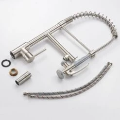 Commercial Kitchen Faucet Pull Down Sprayer Brushed Nickel, Single Handle Kitchen Sink Faucet 11 Commercial Kitchen Faucet Pull Down Sprayer Brushed Nickel, Single Handle Kitchen Sink Faucet -FURITURE SALE SHOP brushed nickel tahanbath pull down kitchen faucets z w1932p172291 c3 1000