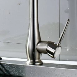 Brushed Nickel 22.8 In. H Pull Down Sprayer Kitchen Faucet With 360 ° Spout Swivel 16 Brushed Nickel 22.8 In. H Pull Down Sprayer Kitchen Faucet With 360 ° Spout Swivel -FURITURE SALE SHOP brushed nickel tahanbath pull down kitchen faucets z w1932p301006 fa 1000