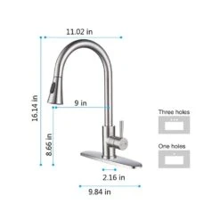 Kitchen Faucet With Pull Out Spraye In Brushed Nickel 8 Kitchen Faucet With Pull Out Spraye In Brushed Nickel -FURITURE SALE SHOP brushed nickel tahanbath pull out kitchen faucets y w92850211 4f 1000