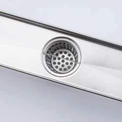 2.75 In W X 36 In D Stainless Steel Decorative Drain Cover With Brushed Nickel -FURITURE SALE SHOP brushed nickel tahanbath shower drains q pzz 7001bn 36 c3 1000