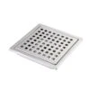 6 In W X 6 In D Stainless Steel Decorative Drain Cover With Brushed Nickel