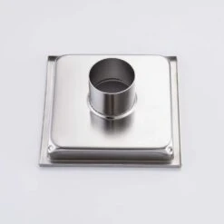 6 In W X 6 In D Stainless Steel Decorative Drain Cover With Brushed Nickel -FURITURE SALE SHOP brushed nickel tahanbath shower drains q pzz 7003bn 6 66 1000