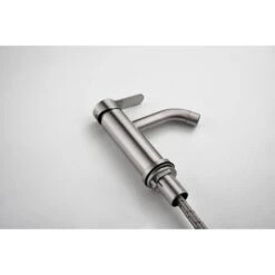 Single Handle Bathroom Sink Faucet In Brushed Nickel -FURITURE SALE SHOP brushed nickel tahanbath single hole bathroom faucets y w2287 143048 1f 1000