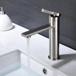 Single Handle Sink Vanity Bathroom Faucet 15 Single Handle Sink Vanity Bathroom Faucet -FURITURE SALE SHOP brushed nickel tahanbath single hole bathroom faucets z w2287p185548 31 1000