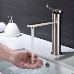 Single Handle Sink Vanity Bathroom Faucet 12 Single Handle Sink Vanity Bathroom Faucet -FURITURE SALE SHOP brushed nickel tahanbath single hole bathroom faucets z w2287p185548 44 1000