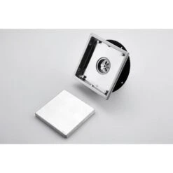 6 In. Square Shower Floor Drain In Brushed Nickel 10 6 In. Square Shower Floor Drain In Brushed Nickel -FURITURE SALE SHOP brushed nickel tahanbath sink strainers y w2287 p146645 1f 1000