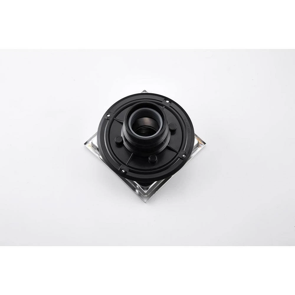 6 In. Square Shower Floor Drain In Brushed Nickel 5 6 In. Square Shower Floor Drain In Brushed Nickel - Image 5