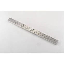 30 In. Linear Shower Drain, Included Hair Strainer And Leveling Feet In Brushed Nickel 11 30 In. Linear Shower Drain, Included Hair Strainer And Leveling Feet In Brushed Nickel -FURITURE SALE SHOP brushed nickel tahanbath sink strainers y w2287 p149138 44 1000