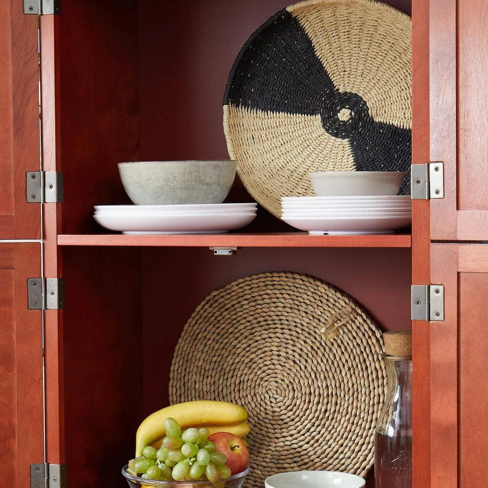 72.4 In. Tall Storage Cabinet Tall Storage Cabinet With 8 Doors And 4-Shelves, Freestanding Storage Cabinet, Cherry 6 72.4 In. Tall Storage Cabinet Tall Storage Cabinet With 8 Doors And 4-Shelves, Freestanding Storage Cabinet, Cherry - Image 6