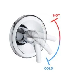 7 Spray Fixed And Handheld Shower Head Dual Shower Head Spa System In Chrome -FURITURE SALE SHOP chrome dual shower heads x w1219 w47651 fa 1000