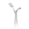 6 Sprays High Pressure Fixed And Handheld Shower Head Multi-Function 1.8 GPM In Chrome