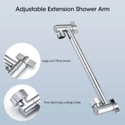 6-Spray High Pressure Dual Shower Head/Handheld Shower Combo In Chrome -FURITURE SALE SHOP chrome dual shower heads x w1219 w60348 76 1000