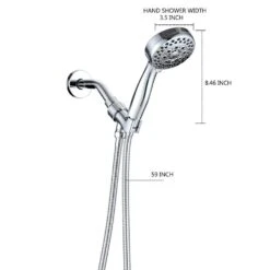 5-Spray Patterns With 2.5 GPM 3.5 In. Wall Mount Handheld Shower Head In Chrome 9 5-Spray Patterns With 2.5 GPM 3.5 In. Wall Mount Handheld Shower Head In Chrome -FURITURE SALE SHOP chrome handheld shower heads w122458401 kxc c3 1000