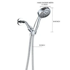 5-Spray Wall Mount Handheld Shower Head 2.5 GPM In Chrome 11 5-Spray Wall Mount Handheld Shower Head 2.5 GPM In Chrome -FURITURE SALE SHOP chrome handheld shower heads z w122458401 1f 1000