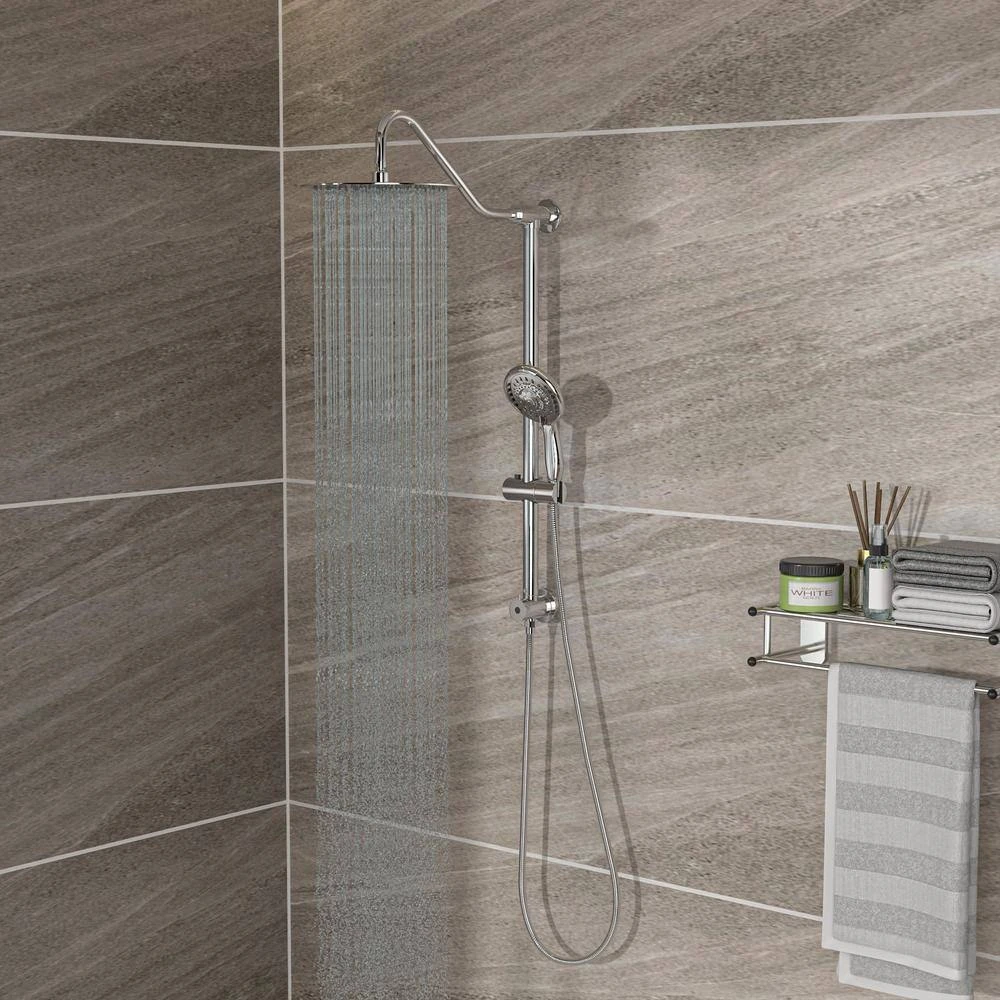 Single Handle 1-Spray Tub And Shower Faucet 1.8 GPM In Chrome Valve Included 2 Single Handle 1-Spray Tub And Shower Faucet 1.8 GPM In Chrome Valve Included - Image 2