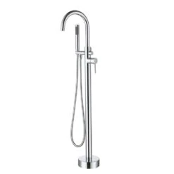 Single-Handle Claw Foot Freestanding Tub Faucet In Chrome