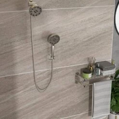 7-spray 4.7 In.Wall Mount 1.8 GPM Dual Shower Head And Handheld Shower Head In Chrome 11 7-spray 4.7 In.Wall Mount 1.8 GPM Dual Shower Head And Handheld Shower Head In Chrome -FURITURE SALE SHOP chrome tahanbath dual shower heads z w124362261 4f 1000