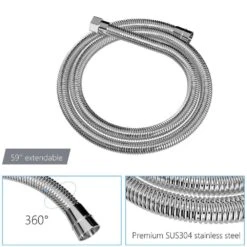 1-spray 10 In.Ceiling Mount 1.8 GPM Dual Shower Head And Handheld Shower Head In Chrome -FURITURE SALE SHOP chrome tahanbath dual shower heads z w124381739 76 1000