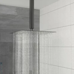 1-spray 16 In.Ceiling Mount 1.8 GPM Dual Shower Head And Handheld Shower Head In Chrome 13 1-spray 16 In.Ceiling Mount 1.8 GPM Dual Shower Head And Handheld Shower Head In Chrome -FURITURE SALE SHOP chrome tahanbath dual shower heads z w124381753 c3 1000