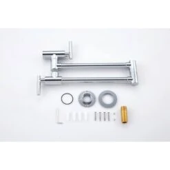 Wall Mount Folding Kitchen Pot Filler Faucet In Chrome -FURITURE SALE SHOP chrome tahanbath pot fillers y w2287 142943 4f 1000