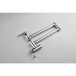 Wall Mount Pot Filler Faucet In Chrome -FURITURE SALE SHOP chrome tahanbath pot fillers y w928 103959 44 1000