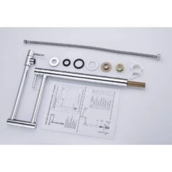 Freestanding Pot Filler Faucet With Extension Shank In Chrome -FURITURE SALE SHOP chrome tahanbath pot fillers y w928 104108 4f 1000